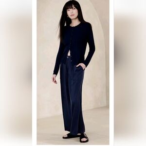 Banana Republic Tencel Wide Leg Pants, Sz M